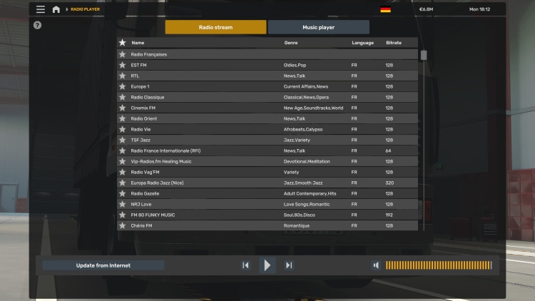 TruckSim Europe Radios - Beta V0.1