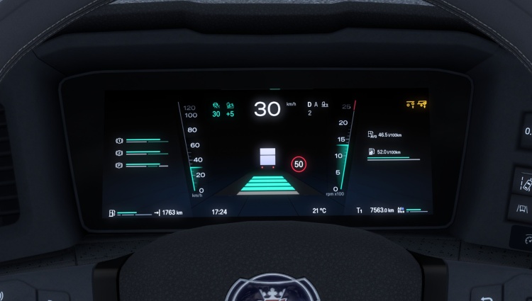 Realistic Scania SmartDash V1.59