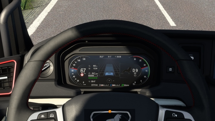 MAN TGX 2020 Improved Dashboard V1.58