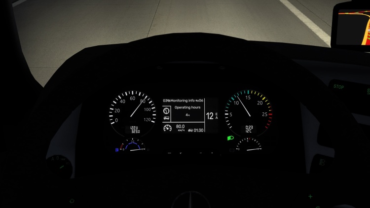 Mercedes-Benz Actros MP3 Improved Dashboard V1.59