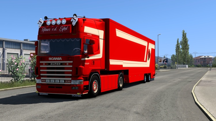 Scania 164L Flowers and Trailer V2.0
