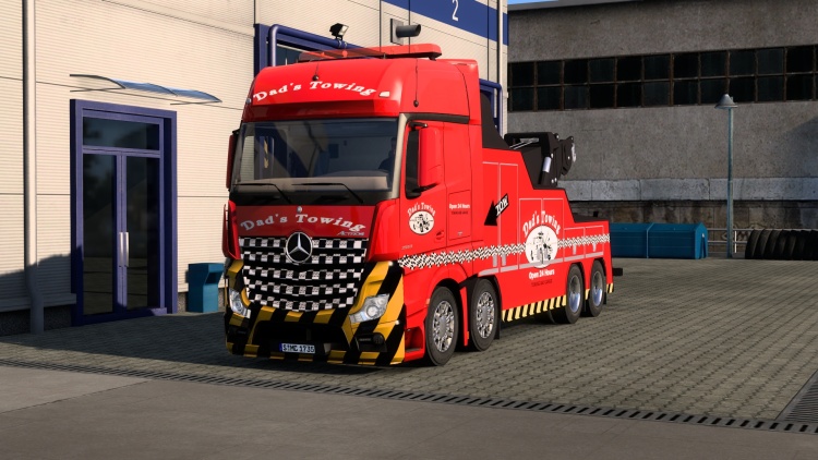 Mercedes-Benz Actros MPIV Crane Truck V1.58