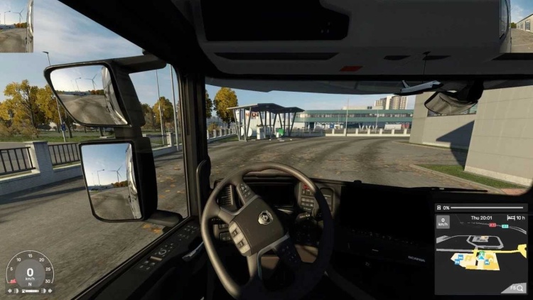 Rectangular Top Corner Minimalist Mirrors V1.0
