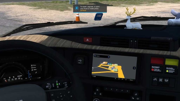 Volvo VNL 2025 improved Radio Infotainment Screens V1.1