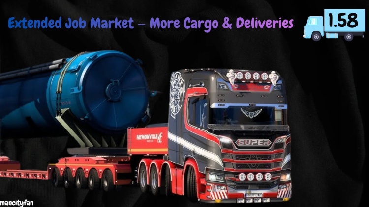 Extended Job Market - More Cargo & Deliveries V1.58