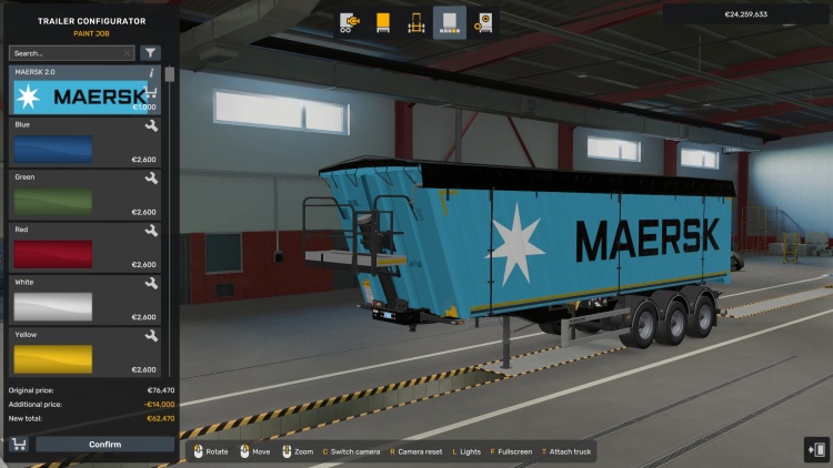 Maersk Wielton Bulk Master Skin V1.59