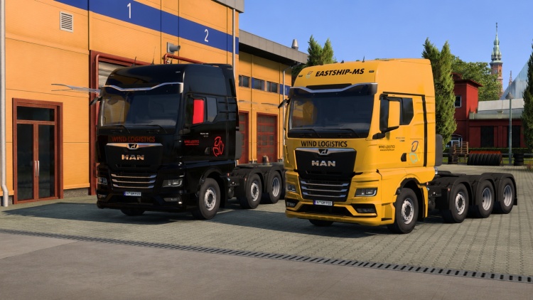 MAN TGX Eastship MS Wind Logistics Skin
