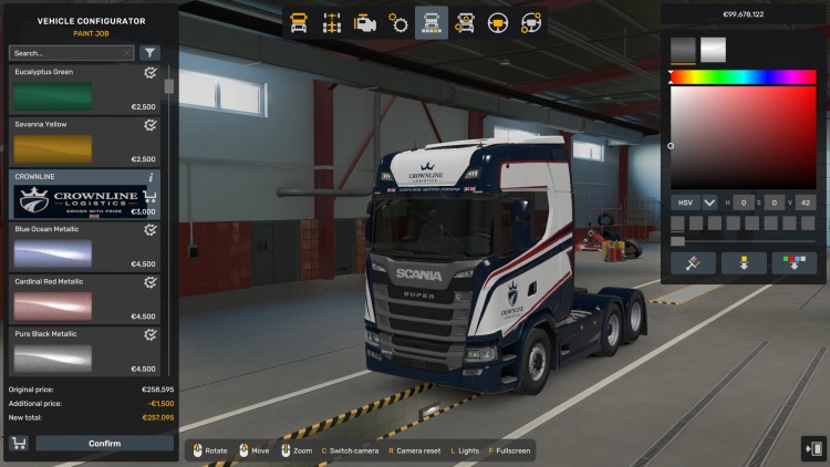 Crownline Combo Skin for Scania S