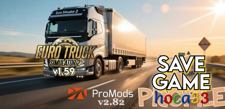 ProMods Europe V2.82 Full Save