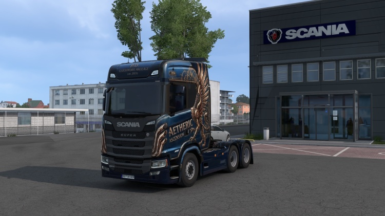 Blue Phoenix Paintjob for Scania