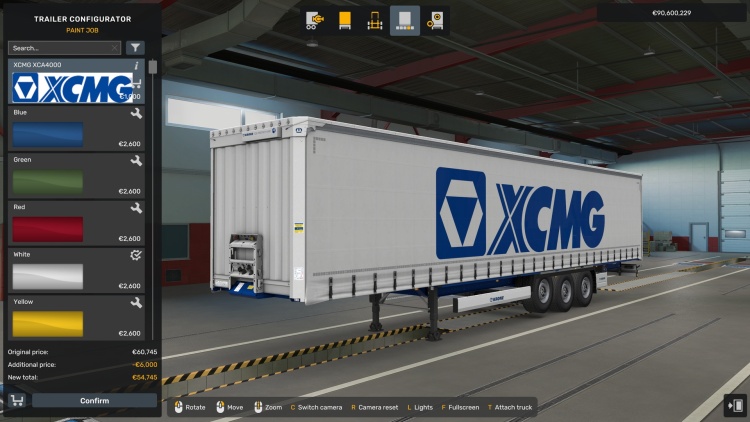 Krone Profi Liner 8K XCMG XCA4000 Skin V1.61