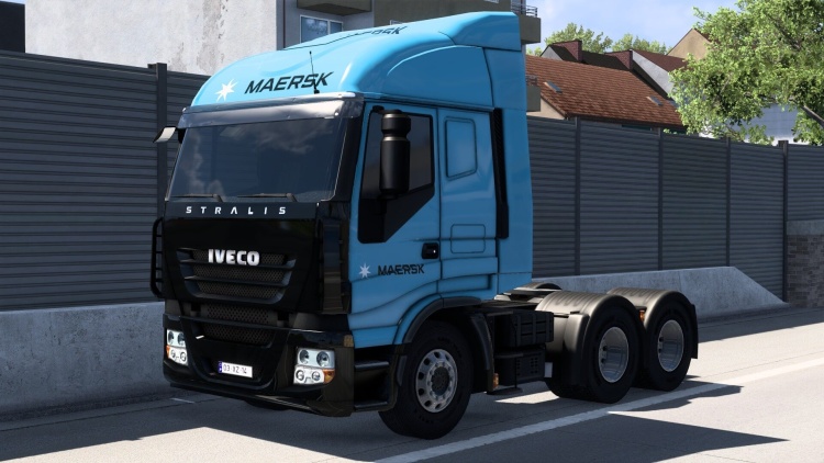 Iveco Stralis Maersk Skin V1.61