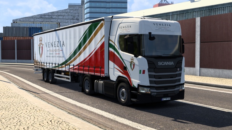Scania S Veenezia Transport Combo Skin
