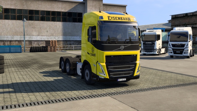 Volvo FH5 8K Eisenbahn Skin V1.0
