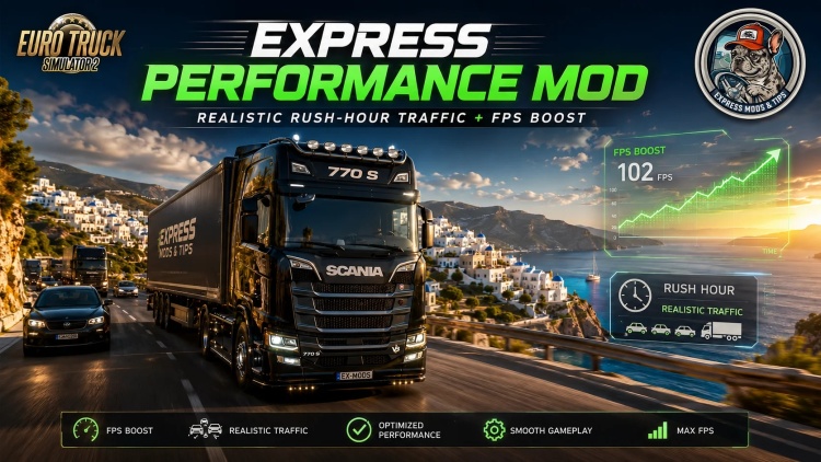 Express Performance Mod Realistic Rush-Hour Traffic + FPS Boost V1.60