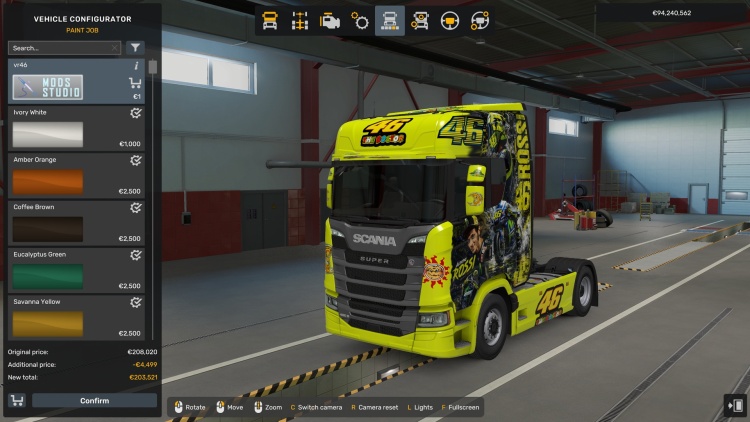 Scania S Next Gen VR46 Skin V1.0