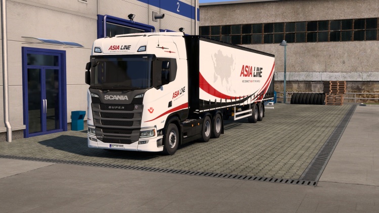 Scania S Asia Line Combo Skin