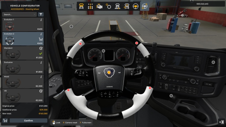 Evolution Steering Wheels v1.60