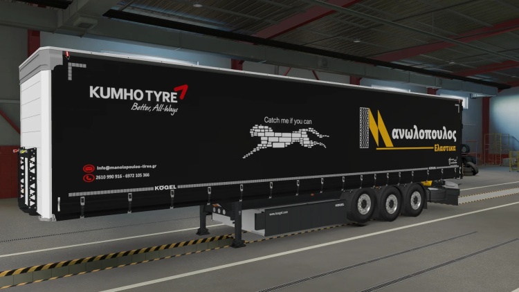 Trailer Kogel Dotec Skin Pack V1.60