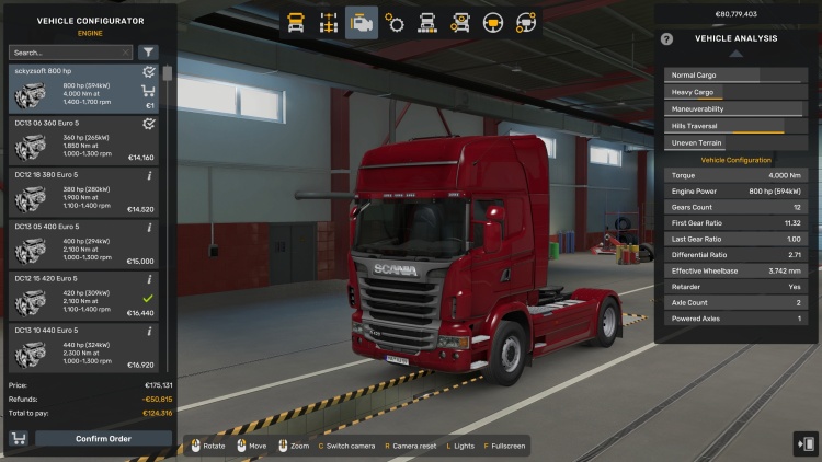 800 HP for All Trucks V1.60