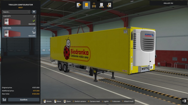 Schmitz Cargobull S.KO Cool Biedronka Skin V1.61