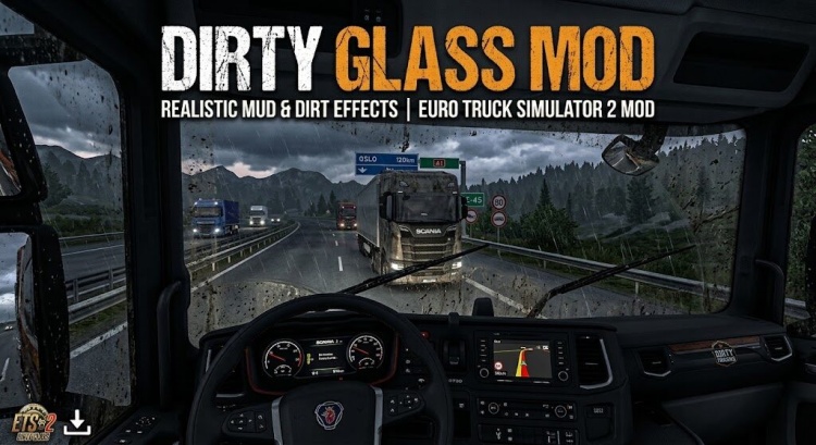 Realistic Dirty Windshield & Mud Mod