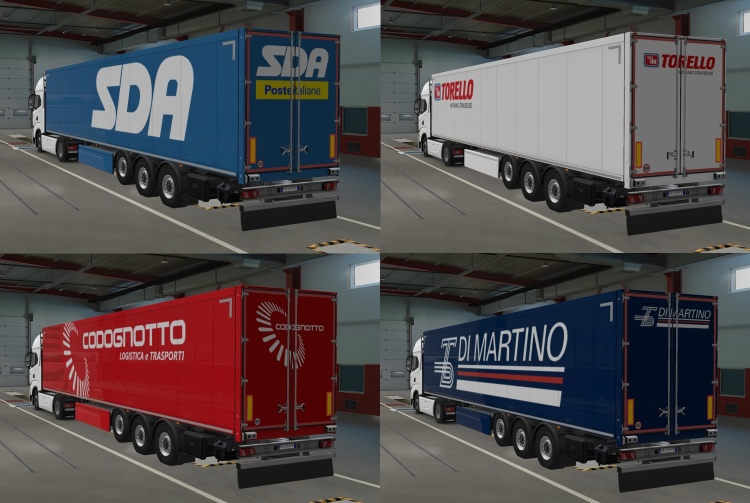 Italian Logistics Trailer Skins V1.60
