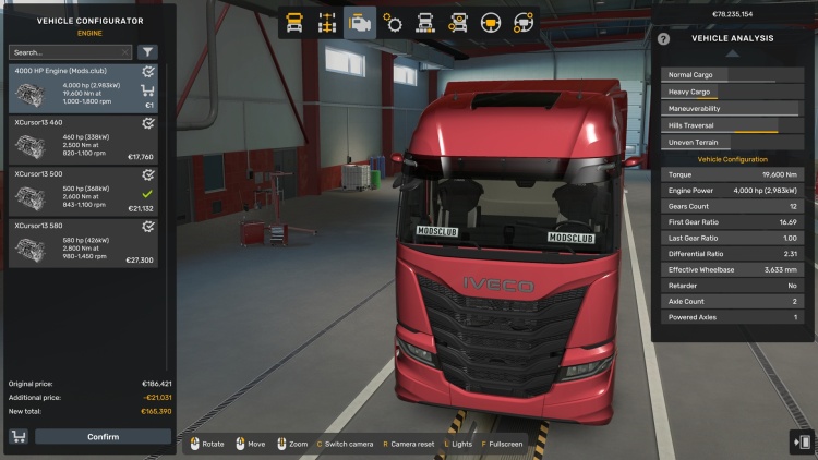 All Trucks 4000 HP Engine V1.0