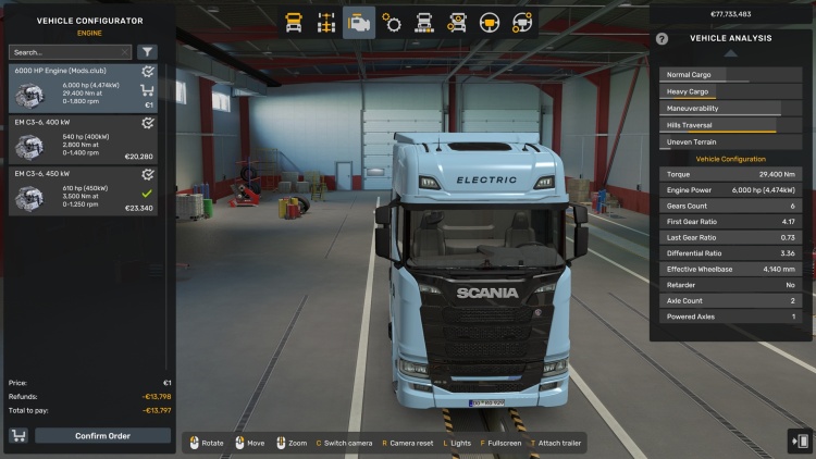 All Trucks 6000 HP Engine V1.0