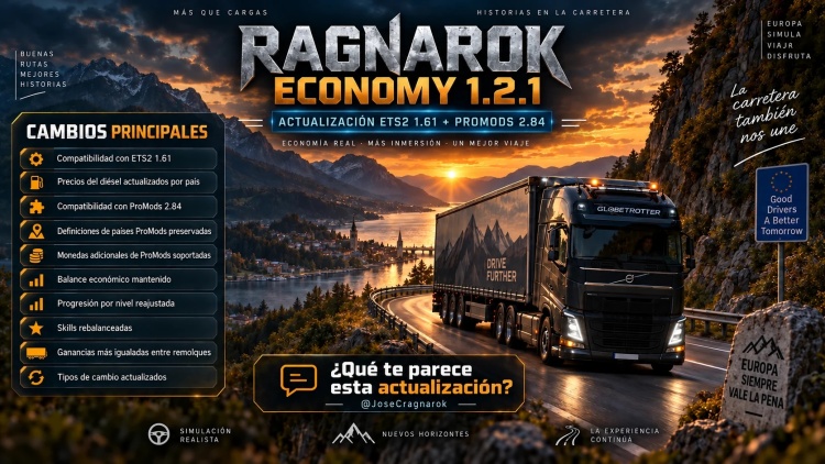 Ragnarok Economy V1.2.1 + ProMods 2.84