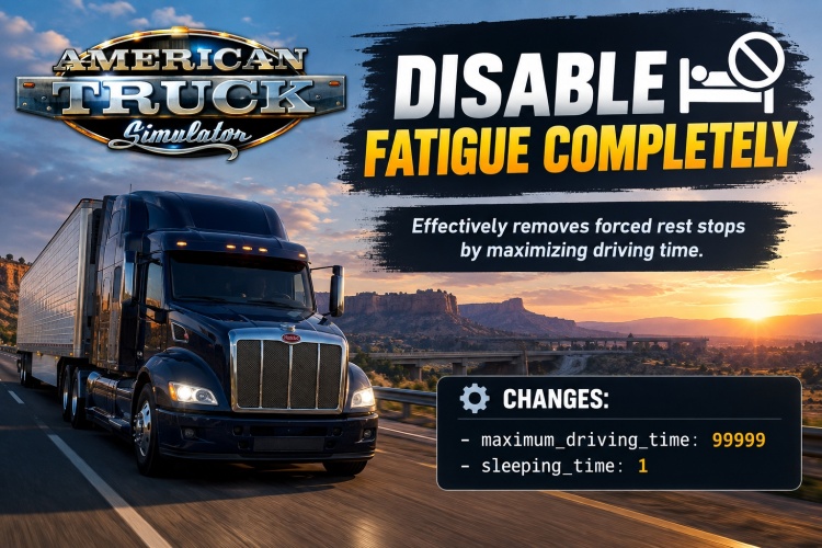Disable Fatigue Completely V1.0