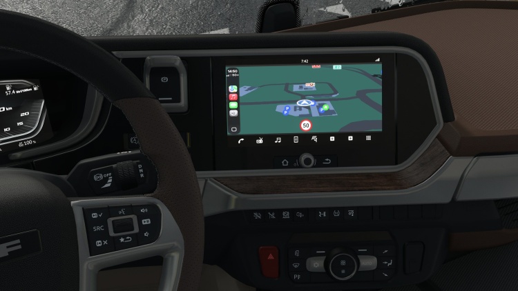 CarPlay for DAF 2021 V1.61