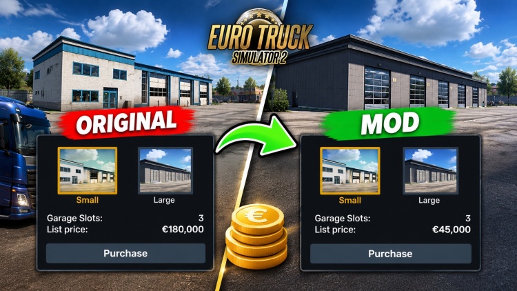 Garage Cost Pack - Cheaper Garages V1.0