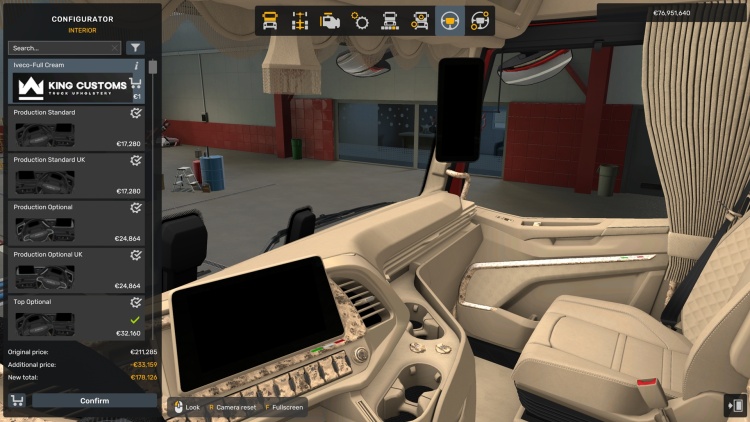Iveco S-Way Lux Interior V1.61