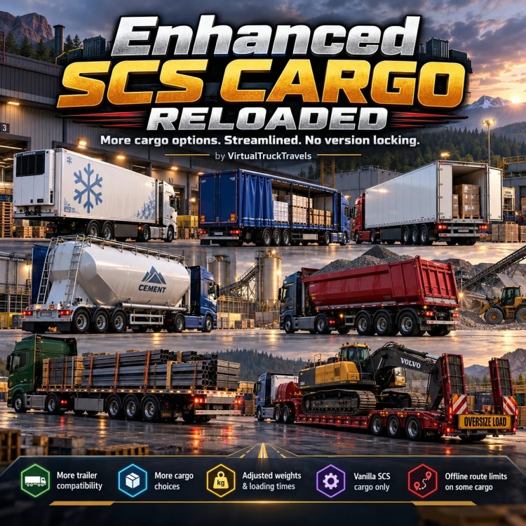 Enhanced SCS Cargo Reloaded V1.62