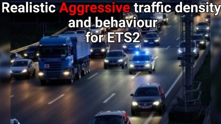 Realistic Agressive Traffic Density and Behaviour V1.61
