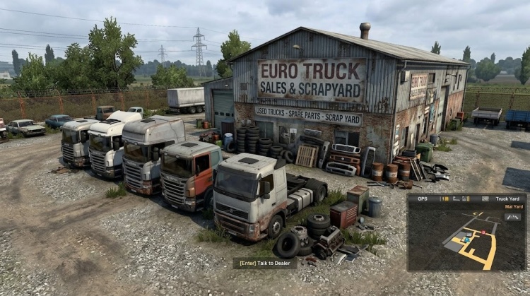 Realistic Used Truck Dealer for Scrapyard Edition