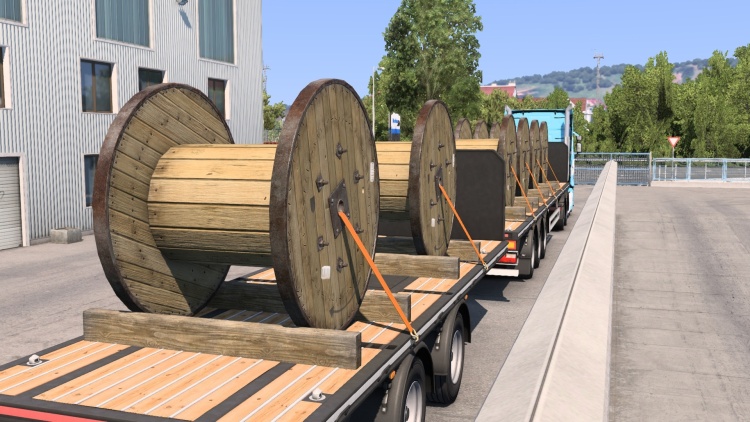 Flatbed With Container Pins Fix V1.61