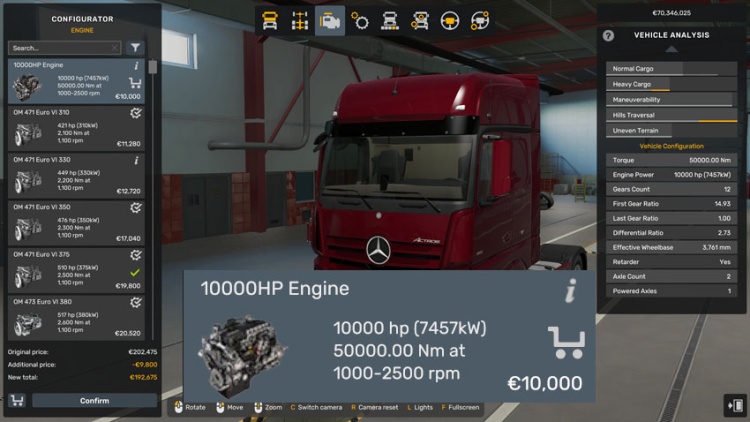 10000HP Engine for All Trucks V3.0