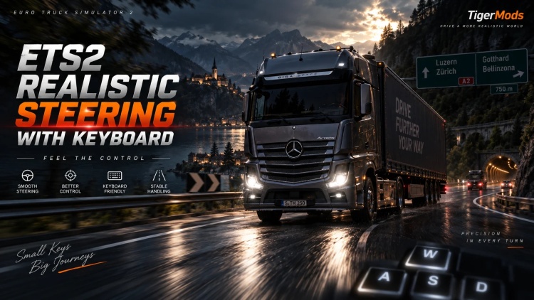 Realistic Steering with Keyboard V4.0.23