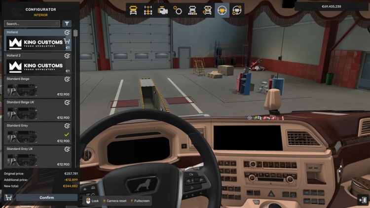 MAN TGX Holland Style Interior V1.62