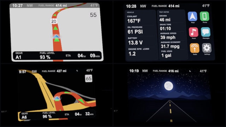 2024 Ford Bronco (Road Trip: Ford) Dash GPS Displays