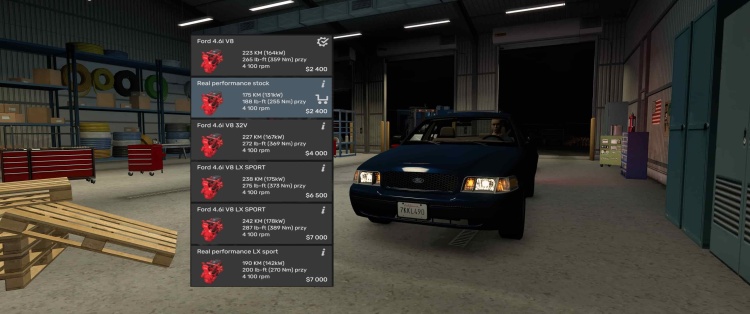 Ford Crown Victoria Real Performance and Engines V1.61