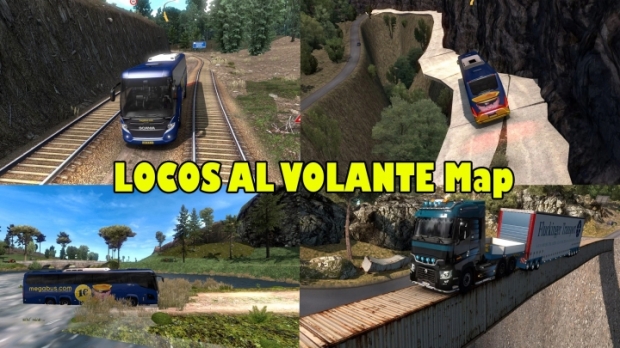 ATS - Locos Al Volante (Extreme) Route V2.0 (1.41.x)