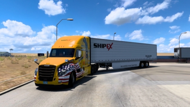 ATS - Ship Ex Logistics (Honor Our Military) Skin V1.0 (1.41.x)