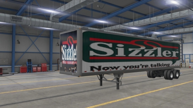 ATS - The Godfathers Fast Food Restaurants 45ft Trailer Skins Pack V1.0 (1.41.x)