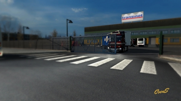 ETS2 - Animated Gates in Companies V3.9 (1.41.x)