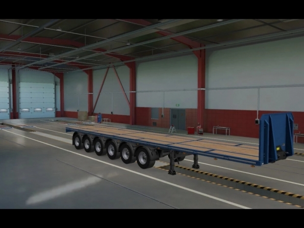 ETS2 - Ballast Trailer 6 Axles V2.0 (1.41.x)