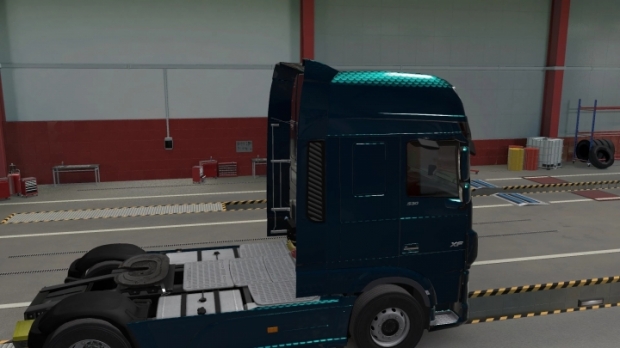 ETS2 - DAF XF Euro 6 Windows Side Deflectors (1.41.x)