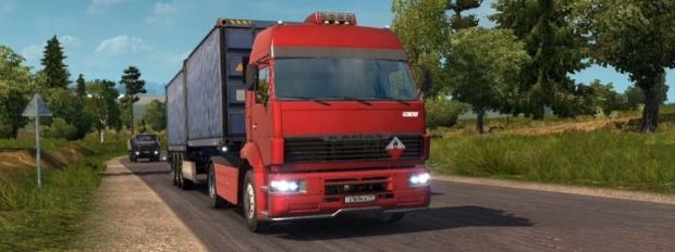 ETS2 - Kamaz 5360 / 53602 / 5480 / 6460-73 Truck V3.0.1 (1.41.x)